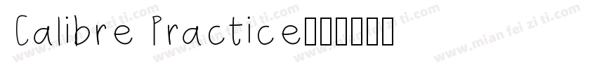 Calibre Practice字体转换